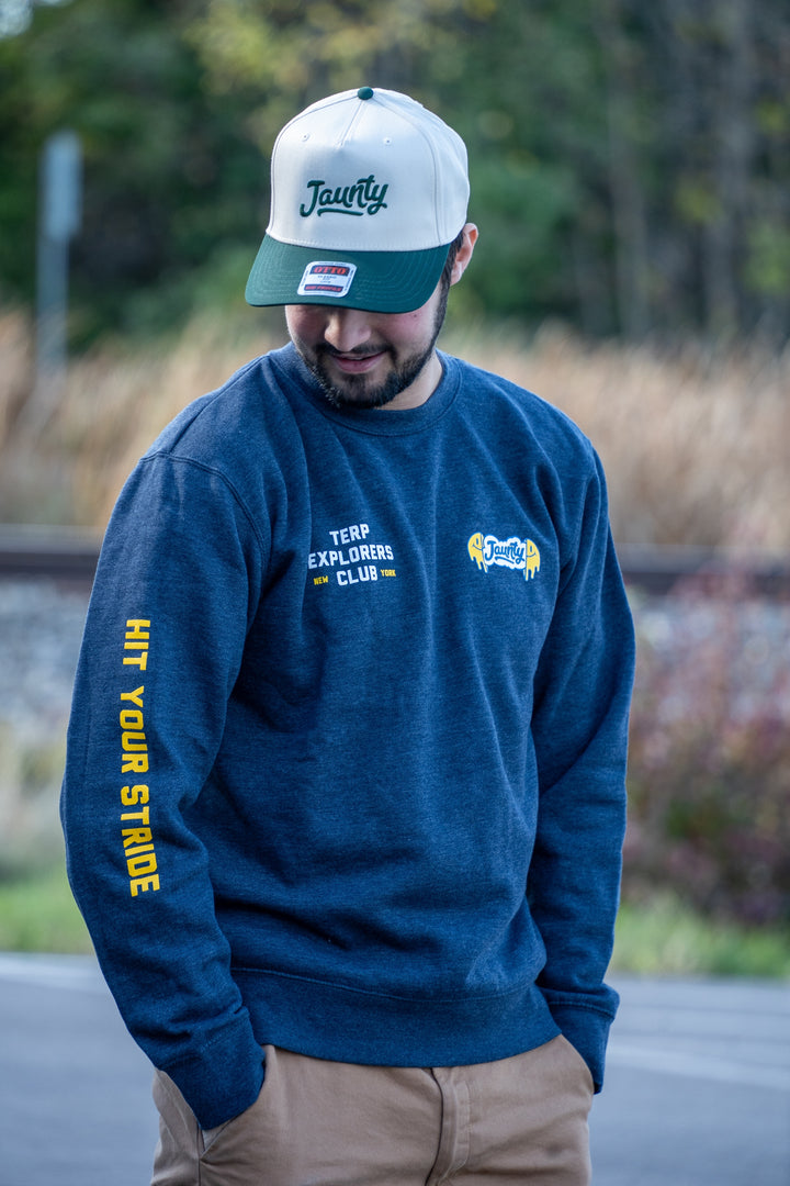 Jaunty Terp Explorers Club Crewneck Sweatshirt