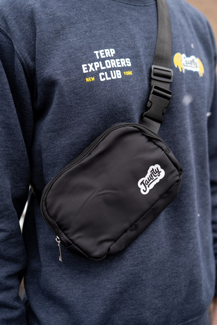 Black Jaunty Fanny Pack