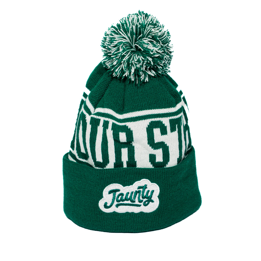 Jaunty Pom Pom Beanie