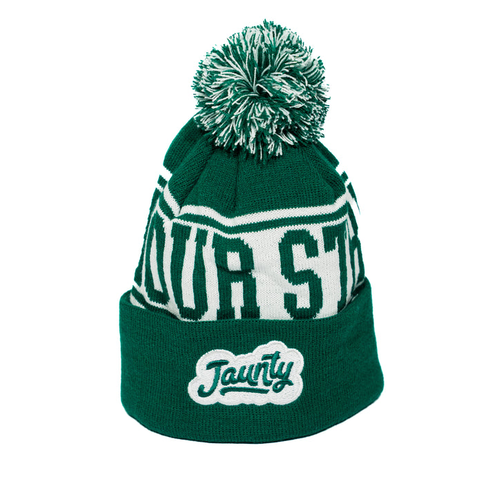Jaunty Pom Pom Beanie