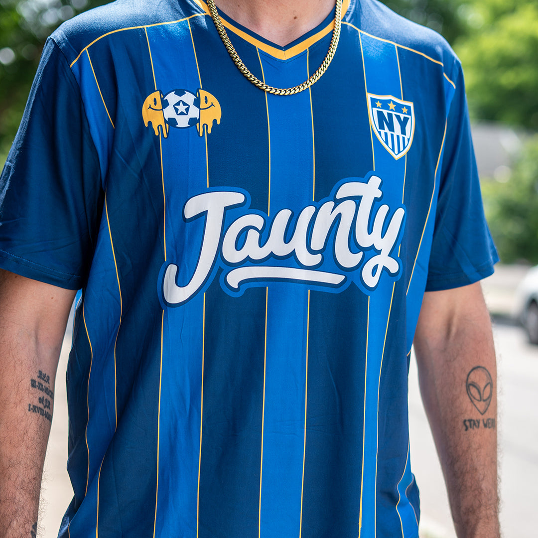 Jaunty Drippy Soccer Jersey